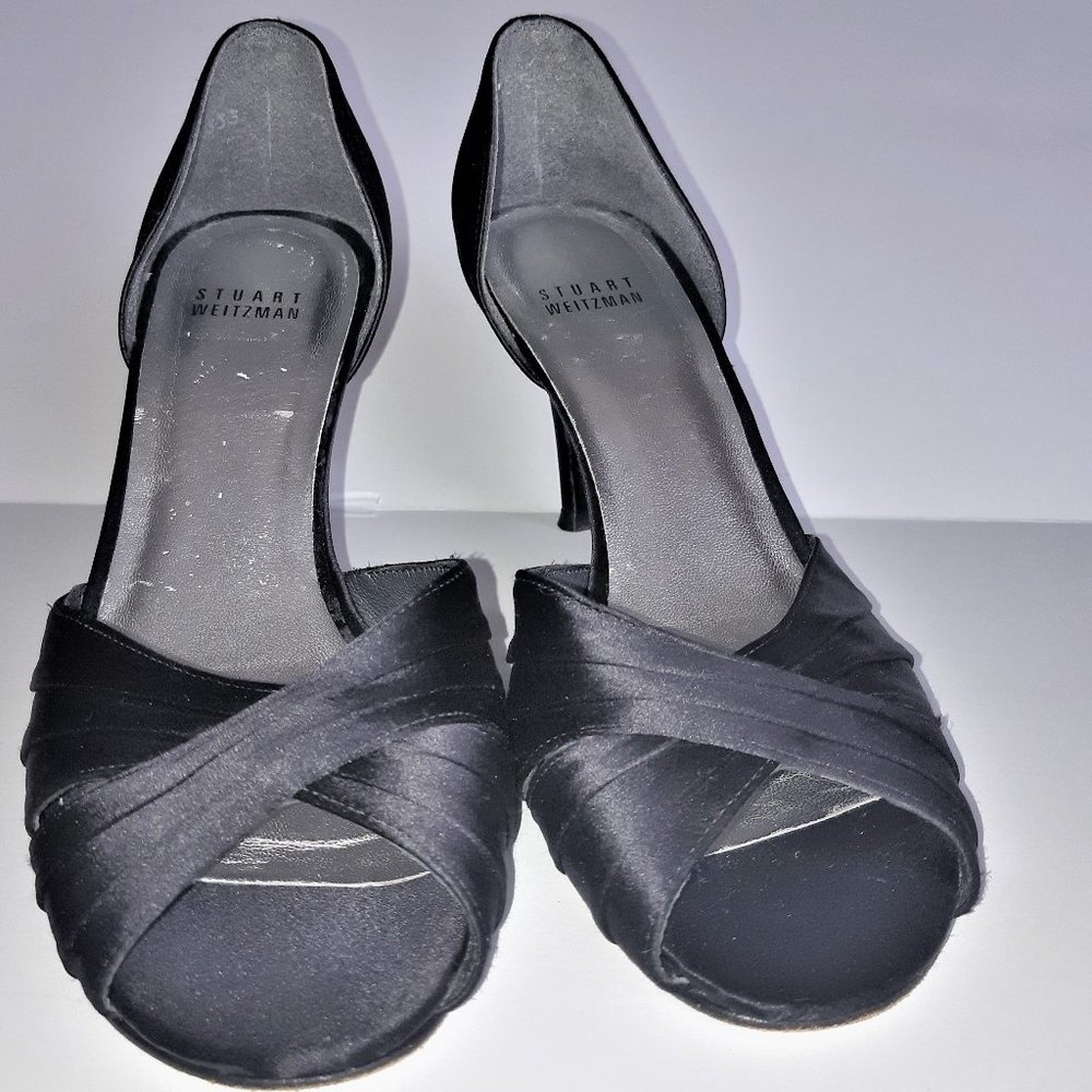 👠Stuart Weitzman satin pumps heels👠 - Picture 3 of 14
